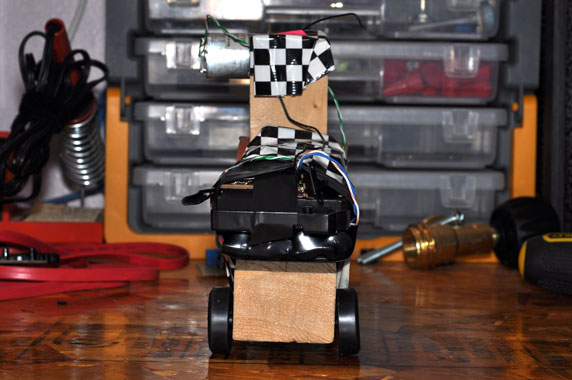 Motorized Pinewood Derby Car