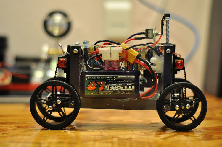 Motorized Pinewood Derby Car 2013