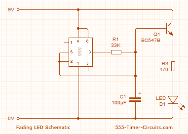 555 LED Fader